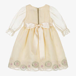 Graci-Girls Embroidered Organza Dress | Childrensalon Outlet