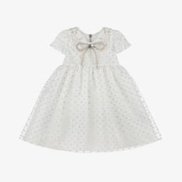 Graci-Girls Glitter Star Embellished Dress | Childrensalon Outlet