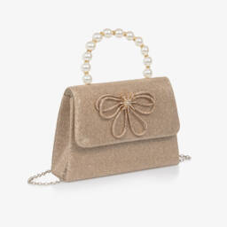 Graci-Сумка с золотым блеском и бантом для девочек | Childrensalon Outlet