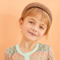 Graci-Золотистый ободок со стразами для девочек | Childrensalon Outlet