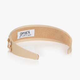 Graci-Золотистый ободок со стразами для девочек | Childrensalon Outlet