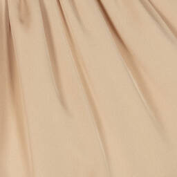 Graci-Розовое атласное платье с перьями | Childrensalon Outlet