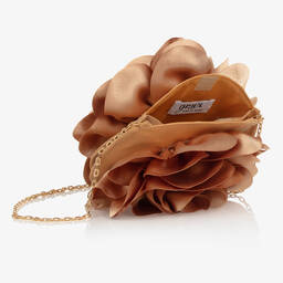 Graci-Золотистая сумка через плечо в форме цветка (18см) | Childrensalon Outlet