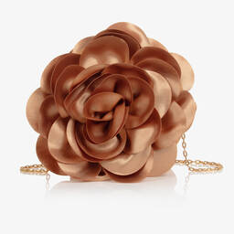 Graci-Золотистая сумка через плечо в форме цветка (18см) | Childrensalon Outlet