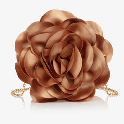 Graci-Золотистая сумка через плечо в форме цветка (18см) | Childrensalon Outlet