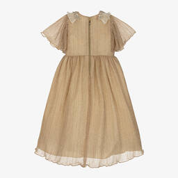 Graci-Girls Gold Shimmer Dress | Childrensalon Outlet