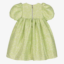 Graci-Зеленое платье из органзы | Childrensalon Outlet