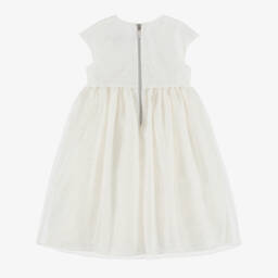Graci-فستان بناتي عاجي أنيق من التول مع فيونكة | Childrensalon Outlet