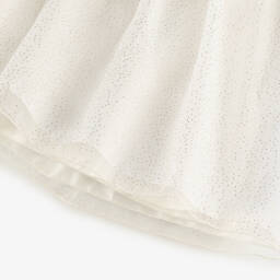 Graci-فستان بناتي عاجي أنيق من التول مع فيونكة | Childrensalon Outlet