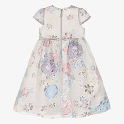 Graci-Girls Ivory Floral Chiffon Dress | Childrensalon Outlet