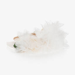 Graci-Кремовый ободок с цветами | Childrensalon Outlet