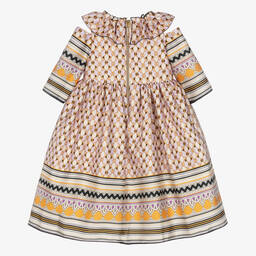 Graci-Girls Lilac Satin Brooch Dress | Childrensalon Outlet