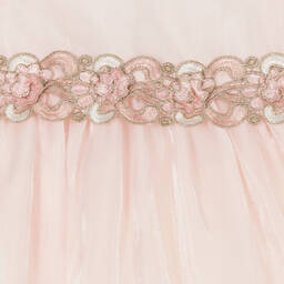 Graci-Girls Pale Pink Organza Dress | Childrensalon Outlet