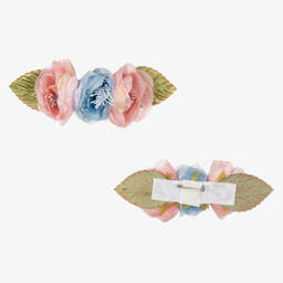 Graci-Girls Pink & Blue Tulle Dress | Childrensalon Outlet