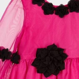 Graci-Розовое шифоновое платье для девочек | Childrensalon Outlet