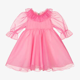 Graci-Розовое шифоновое платье | Childrensalon Outlet