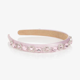 Graci-Girls Pink Diamanté Hairband | Childrensalon Outlet