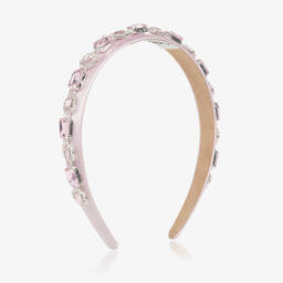 Graci-Girls Pink Diamanté Hairband | Childrensalon Outlet