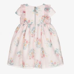 Graci-Girls Pink Floral Dress  | Childrensalon Outlet