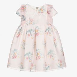Graci-Girls Pink Floral Dress  | Childrensalon Outlet