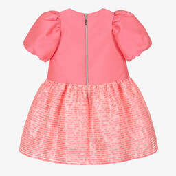 Graci-Розовое платье из органзы с бантом | Childrensalon Outlet