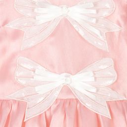 Graci-Розовое платье из органзы для девочек | Childrensalon Outlet