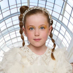 Graci-طوق شعر للبنات مزين بالورود الكريستالية البراقة | Childrensalon Outlet