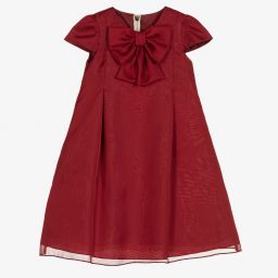 Graci-Красное платье из органзы для девочек | Childrensalon Outlet