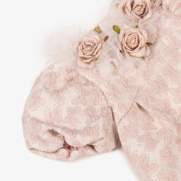 Graci-Girls Rose Jacquard Party Dress | Childrensalon Outlet