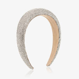 Graci-Girls Silver Diamanté Hairband | Childrensalon Outlet