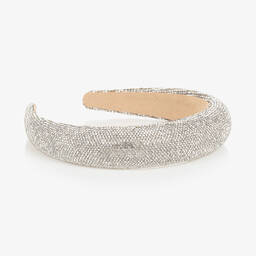 Graci-Girls Silver Diamanté Hairband | Childrensalon Outlet