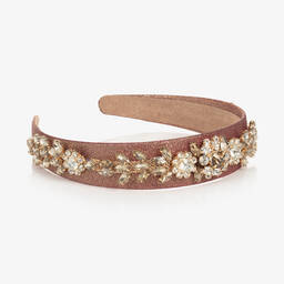 Graci-Girls Sparkling Red Crystal Hairband | Childrensalon Outlet