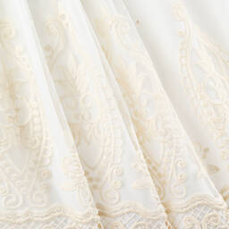 Graci-Girls White & Ivory Tulle Flower Dress | Childrensalon Outlet