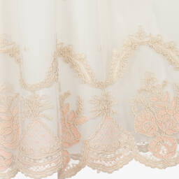 Graci-Бело-розовое платье из тюля для девочек | Childrensalon Outlet