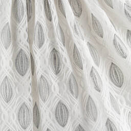 Graci-Girls White & Silver Organza Dress | Childrensalon Outlet