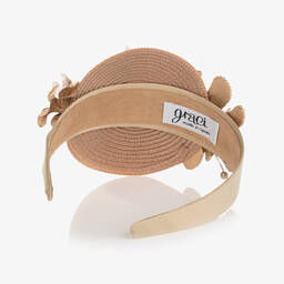 Graci-Золотистый ободок с цветами | Childrensalon Outlet