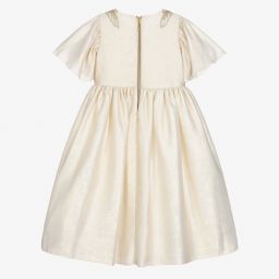 Graci-Gold Shimmer Satin Dress | Childrensalon Outlet