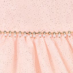 Graci-Розовое платье из тюля с крылышками | Childrensalon Outlet