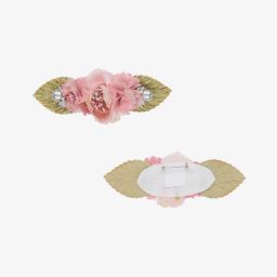 Graci-Pink Flower & Wings Baby Dress | Childrensalon Outlet