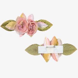 Graci-Pink & Gold Tulle Baby Dress  | Childrensalon Outlet