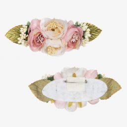 Graci-Розовое платье с винтажным кружевом | Childrensalon Outlet