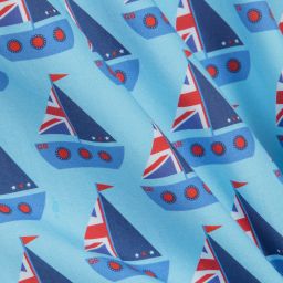 غريشام بليك فور تشلدرن صالون-قميص قطن لون تركواز للأولاد | Childrensalon Outlet