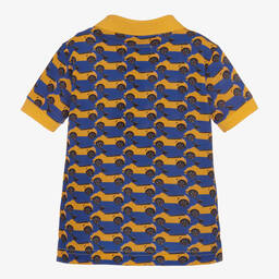 Gresham Blake for Childrensalon-Boys Cotton Car Print Polo | Childrensalon Outlet