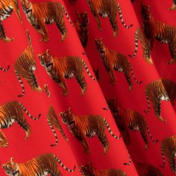 Gresham Blake for Childrensalon-Girls Cotton Tiger Dress | Childrensalon Outlet