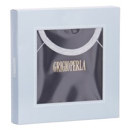 Grigio Perla-Boys Navy Blue Cotton T-Shirt | Childrensalon Outlet