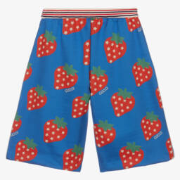 Gucci-Сине-красные кюлоты из джерси | Childrensalon Outlet