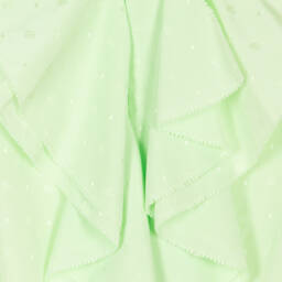 Gucci-Girls Pale Green Ruffle Blouse | Childrensalon Outlet