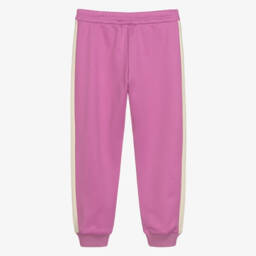 Gucci-Girls Pink Branded Joggers | Childrensalon Outlet