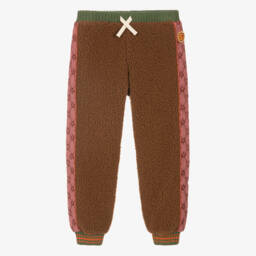 Gucci-Girls Sherpa Trousers with Stripes | Childrensalon Outlet
