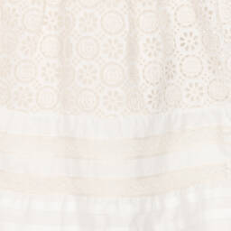 Gucci-Girls Silk & Cotton Lace Dress | Childrensalon Outlet